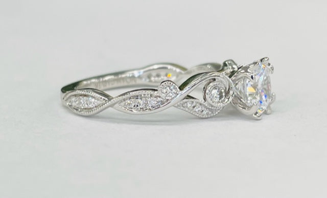 Noam Carver - Floral Inspired Twist Diamond Setting