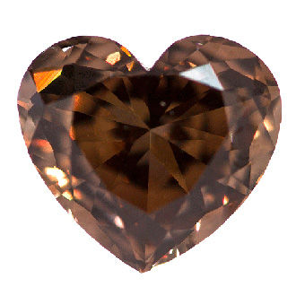 .61CT Fancy Yellow & Brown Heart Diamond