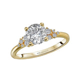 Romance Diamond Semi-Mount Engagement Ring 160127-RD100Y