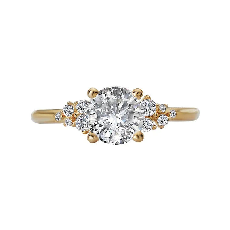 Romance Diamond Semi-Mount Engagement Ring 160127-RD100Y