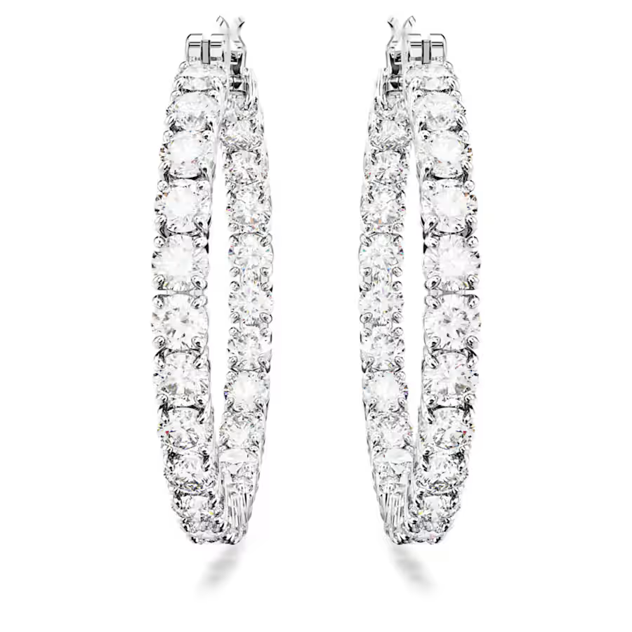 Matrix hoop earrings