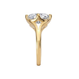 Bold Band Semi-Mount Diamond Engagement Ring