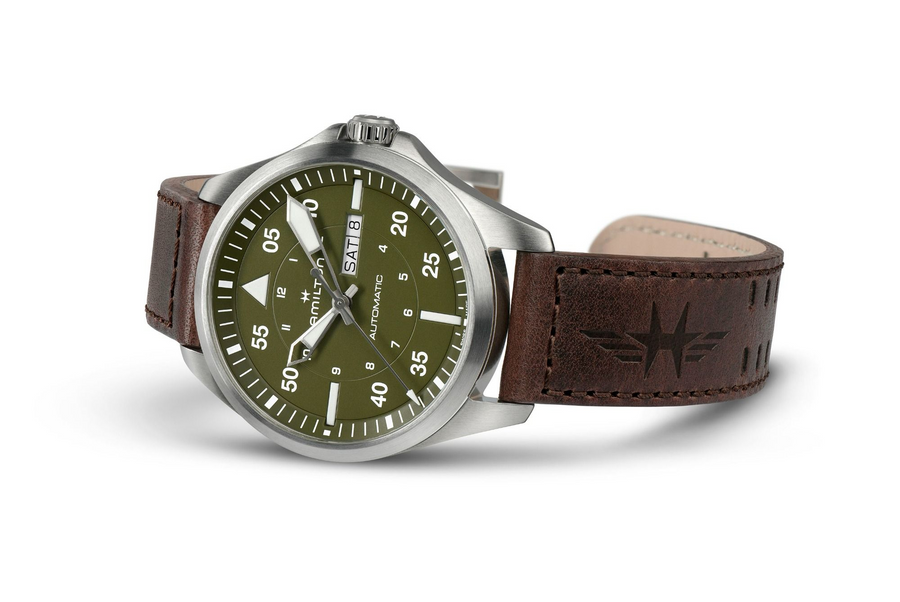 Khaki Aviation - Pilot Day Date Auto