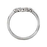 Romance 113902-W Vintage-Inspired Diamond Semi-Mount Engagement Ring in 14K White Gold