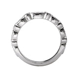 Romance Sapphire & Diamond Wedding Band – 115420-W
