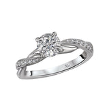 Romance - Simple Twist Diamond Setting