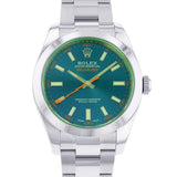 Rolex Milgauss 116400GV - Blue Dial, Green Sapphire Crystal