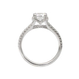 Romance - Split Shank Floral Halo Diamond Setting
