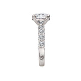 Romance 8-Stone Semi-Mount Diamond Engagement Ring