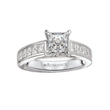 Romance - Classic Princess Cut Channel Set Setting