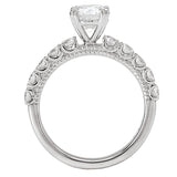 Romance Peg Head Semi-Mount Diamond Ring – 117315-SK