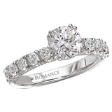 Romance Peg Head Semi-Mount Diamond Ring – 117315-SK