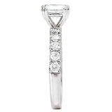 Peg Head Semi-Mount Diamond Ring