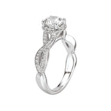 Romance - Woven Halo Diamond Setting