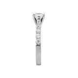 Romance - Shared Prong Cathedral Diamond Setting
