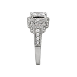 Romance Halo Semi-Mount Diamond Ring