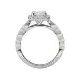 Romance Halo Semi Mount Ring # 117907-CR100K