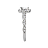 Romance Halo Semi Mount Ring # 117907-CR100K