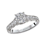 Romance - White Gold Graduated Diamond Setting