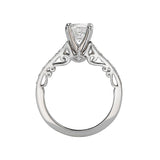 Romance - White Gold Graduated Diamond Setting