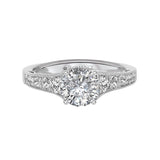 Romance - White Gold Graduated Diamond Setting