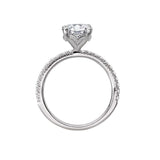 Peg Head Semi-Mount Diamond Ring