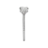 Romance Peg Head Semi-Mount Diamond Ring
