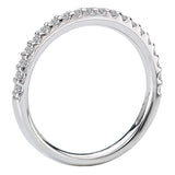 Romance #118004 Diamond Wedding Band in 14K White Gold (1/4 CTW)