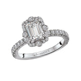 Romance - Classic Style With Vintage Halo Setting