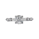 Romance - Simple Baghuette Diamond Setting