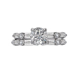 Romance - Simple Baghuette Diamond Setting