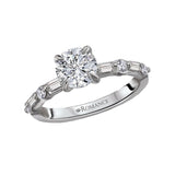 Romance - Simple Baghuette Diamond Setting