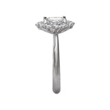 Halo Semi-Mount Diamond Ring
