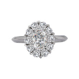 Halo Semi-Mount Diamond Ring