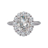 Halo Semi-Mount Diamond Ring