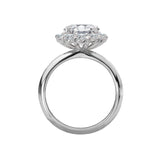 Romance Halo Semi-Mount Diamond Ring