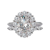 Romance Halo Semi-Mount Diamond Ring