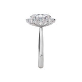 Romance Halo Semi-Mount Diamond Ring