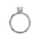 Romance - Pave Diamond Twist Setting