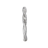 Platinum Matching Leaf Diamond Ring