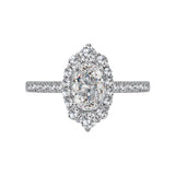 Romance - Romance Halo Semi-Mount Diamond Ring