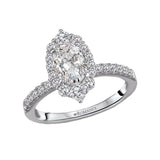 Romance - Romance Halo Semi-Mount Diamond Ring