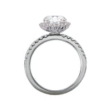 Romance Halo Semi-Mount Diamond Ring