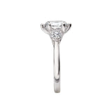 Romance 3 Stone Semi-Mount Diamond Ring