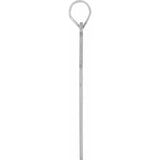 Sterling Silver 28 x 18 mm Cross Pendant