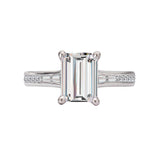 Diamond Hidden Halo Engagement Ring