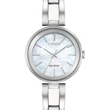 Citizen Eco-Drive Axiom EM0630-51D – Stainless Steel Bracelet, Mother-of-Pearl Dial Ladies’ Watch