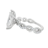 1.94CT Marquise Diamond Twist Engagement Ring - Lab Grown
