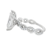 1.94CT Marquise Diamond Twist Engagement Ring - Lab Grown