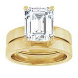 Stuller 126306:406:P Half-Round Wedding Band – 14K Yellow Gold, Size 6.5–7.5